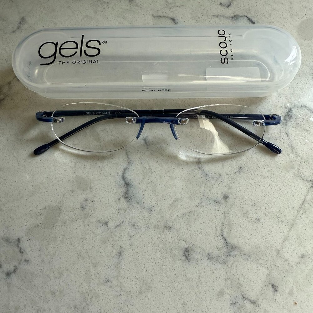 Scojo Gels Originals, Cobalt Blue, +1.25